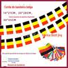 Bélgica corda Bandeira Bélgica pendurar decoração da barra da bandeira Bélgica puxar Bandeira Bélgica pendurar bandeira de corda de poliéster bandeira transfronteiriça