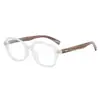 Nuevas Gafas de Estilo Coreano con Montura Ovalada, Retro, Sencillas, Casuales, Cara Lisa, Gafas Planas Pequeñas Anti-Luz Azul, Mismo Estilo para Hombres y Mujeres