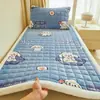 Colchón de Terciopelo de Leche Engrosado para Clase Transfronteriza en Vivo Cubierta de Cama Tatami Doméstica Colchón Plegable Individual para Siesta en Dormitorio