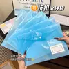 Bolsa para Archivos Engrosada A4, Bolsa Transparente para Almacenamiento de Etiquetas, Bolsa para Archivos de Tipo Cierre de Oficina, Bolsa Grande de Capacidad para Información para Estudiantes