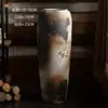 Jarrón de Piso Grande de Cerámica Estilo Chino Nuevo de Jingdezhen, Adorno para Jardín, Jarra de Cerámica Rústica con Aspecto Antiguo, Accesorio para Fotografía, Envío Gratis