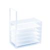 Caja de Almacenamiento de Extensiones de Pestañas Acrílicas de Remate Caja de Almacenamiento de Flor de Camelia Caja de Almacenamiento de Escritorio de Extensiones de Pestañas Individuales Flor