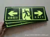 Pegatinas de Pared con Señal de Salida de Emergencia Luminosa, Venta Directa del Fabricante, Señales de Evacuación Fluorescentes para Pasillos de Seguridad, Precio Especial