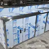 Fábrica de Lavatório de Aço Inoxidável 304201 Gabinete de Pia Piscina de Desinfecção de Engenharia Pia de Cozinha Espessada Mesa de Drenagem