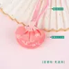 Bolsita Pequeña Estilo Chino de Flor de Ciruelo para la Buena Suerte, Bolsa de Sachet Vacía, Accesorio Hanfu, Colgante de Borla con Cordón Estilo Antiguo para Montar en el Coche