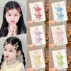 Pinzas para el pelo de estrella de colores dulces para niños, Pinzas de pato para el flequillo lateral de las niñas, Accesorios para el pelo