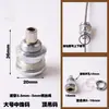 Soportes colgantes de cable de acero, soportes de disco, soportes móviles, soportes colgantes de vidrio, accesorios para colgar cuadros, piezas colgantes acrílicas para tableros publicitarios