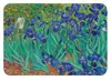 Nuevo Popular Creativo Famoso en el Mundo Pintura Parche Magnético El Cielo Estrellado de Van Gogh Rectangular Cristal de Vidrio Magnético Suave Imán para Refrigerador