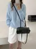Toma real: Suéter de punto mullido de cuello redondo, corte holgado, simple y versátil, para otoño/invierno 2026 en Corea, para usar en capas