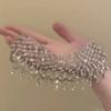 Collar de Borla Hueca con Incrustaciones de Diamantes Europeo y Americano Transfronterizo Lujo Ligero Cadena Clavicular Temperamento Exagerado Personalizado Joyería de Alta Gama al Por Mayor