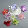 Cabezas de Flores Artificiales, Flores de Orquídea de Nieve, Flores para Pasador de Orquídea, Arreglos Florales Decorativos para Hoteles y Restaurantes, Cabezas de Flores para Muñeca, Ramilletes de Flores
