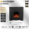 Tonglubao Jaula de Pájaros Estilo Francés Chimenea Eléctrica Calentador de Llama de Aluminio Fundido Sala de Estar en Casa Decorativo Núcleo de Chimenea Atomizado