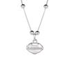 Collar de Plata de Ley 925 Nube de la Suerte Candado Seguro Estilo Chino para Mujer Lujo Ligero Ins Nicho Candado de Larga Vida Cadena de Clavícula de Alta Calidad