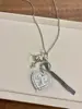 Colgante de Encaje Retro Amor Colgante de Llavero Espejo con Lazo Joyería de Moda de Nicho Exquisitos Accesorios para Mujer