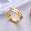 Venda Direta Popular Transfronteiriça Novo Anel Simples Linha de Carro Anel de Titânio Masculino Anel de Casal com Diamante Zircônia Feminino Em Estoque