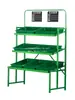 Supermercado de Frutas y Verduras Estante Tienda Verdura Estante Multifuncional Exhibidor Tienda Fruta Fresca Tienda de Conveniencia Metal