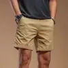 Pantalones Cortos de Verano de Marca de Moda al por Mayor para Hombre, Estilo Retro Japonés Lavados Rectos Casuales de Trabajo
