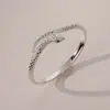 Pulsera de serpiente para mujer con forma de serpiente, moda, pulsera abierta, regalo de cumpleaños para novia, esposa