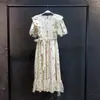 [En Stock] Vc Verano Nuevo Vestido Corto Estampado de Sirena para Mujer Pantalones Ajustados de Cintura Alta para Mujer
