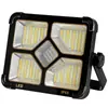 Holofote, Luz para Acampamento ao Ar Livre, Luz com Carregamento Solar, Luz Portátil, Iluminação Móvel de Emergência para Falta de Energia Doméstica Luz Portátil