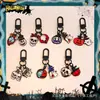 Colgante Llavero Halloween Transfronterizo Calavera Calabaza Dibujo Animado Fantasma Metal Colgante Bolsa Regalo de Año Nuevo