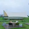 Tenda Hexagonal de Exterior Multifuncional para Parque Lazer Impermeável Proteção Solar Proteção UV Toldo de Praia