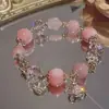 Pulsera de Copo de Nieve Navideño Estilo Ins Lujo Accesible Moda de Alta Gama Diseño de Nicho Dulce y Versátil Pulsera Coreana Cielo Estrellado