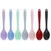 Cuchara de Silicona Fuga Más Tamaño de Cuchara Mezcla Condimento Ensalada Más Todo en Uno Todo Incluido Utensilios de Cocina Color Escandinavo
