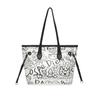 Bolsa Tote Coreana de Gran Capacidad, Bolso de Mano Casual Personalizado con Estampado de Moda, Bolso de Hombro para Estudiante Universitaria