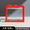 Contenedor de Bloque de Construcción Acrílico en Forma de Caja para Acuario, Pequeño Paisaje Micro de Alta Transparencia para Escritorio de Oficina o Sala de Estar, Decoración Creativa, Apilable