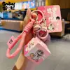 Llavero con forma de cubo de Rubik de Chai Dog, auténtico, de tercer orden, mini rompecabezas de descompresión, llavero para coche, anillo, colgante para mochila escolar, regalo