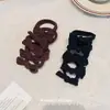 Marrom leite Alta Elástico Durável Faixa de Borracha Simples Elegante Faixa de Cabelo Corda de Cabelo 2025 Nova Corda de Cabelo de Couro
