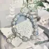 Pulseira de Contas de Cerâmica Estrela Concha Estilo Resort para Mulheres, Pulseira Exquisita de Nicho de Luxo Leve, Pulseira de Festa Estudantil de Alto Nível