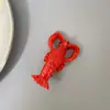 Puesto Callejero de Un Yuan Texto Divertido e Interesante Pasador de Pelo Celebridad de Internet Comida Accesorios para la Cabeza de Niños Pinza Lateral Pinza de Pato Botana Bebida para Mujeres