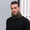 Bufanda para exteriores de doble capa, conjunto de cuello cálido para hombre y mujer, gorro multifuncional de invierno, bufanda de forro polar, gorro deportivo a prueba de viento de doble capa