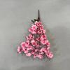 Flores de Melocotón Artificiales con 7 o 9 Ramas, Ramas de Melocotón de Plástico para Decoraciones de Boda, Decoraciones de Pared de Fondo, Flores Falsas para Exteriores, Flores Artificiales