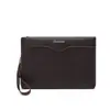 Nova Bolsa de Mão Masculina de Couro Genuíno de Luxo Leve Bolsa de Mão Envelope Casual de Grande Capacidade Bolsa de Braço Masculina para Negócios