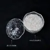 Cuenco desmagnetizador de cristal natural, piedra en bruto de cristal blanco, pulsera de piedra triturada, pulsera, piedra de purificación y desmagnetización, recipiente para guardar joyas