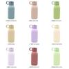 Taza de agua portátil de silicona transfronteriza de grado alimenticio resistente a altas temperaturas botella de agua deportiva para exteriores anticaída taza de beber esmerilada para coche