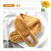 Faixa de Cabelo de Coral Fleece para Lavar o Rosto, Maquiagem, Esportes para Mulheres, Faixa para Cobrir o Rosto, Faixa Absorvente de Suor, Fecho de Velcro, Prendedor de Cabelo