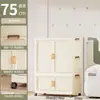 Em Estoque Guarda-Roupa Doméstico Sem Instalação Armário de Armazenamento de Brinquedos para Lanches de Bebê Armário de Armazenamento para Sala de Estar Guarda-Roupa Simples Infantil