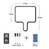 Quadro Branco Portátil Dupla Face, Quadro Negro Apagável para Transmissão ao Vivo, Quadro de Escrita, Quadro de Prompts, Quadro de Escrita de Mesa, Quadro de Respostas Portátil