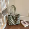 Bolso de mano único y elegante de lunares para mujer, nuevo bolso de hombro casual de moda 2026, bolso de gran capacidad para el trabajo