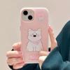 Capa de Celular Transfronteiriça Jelly Fosca Dois-em-Um com Cordão Capa de Celular Apple Capa Dois-em-Um de Alta Qualidade Desenho Animado Fofa