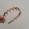 Faixa de Cabelo Fofa Ondulada com Dentes, Antiderrapante, Textura Alta, Fosca, para Mulheres, Especificamente para Lavar o Rosto, Faixa de Cabelo para Prender o Cabelo