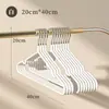 Perchero con recubrimiento de plástico para uso doméstico, colgador de ropa para adultos, estante de almacenamiento para estudiantes, colgador de ropa para dormitorio que no deja marcas