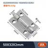 Dobradiça Industrial Espessada de Aço Inoxidável 304 1 polegada 2 polegadas 3 polegadas Dobradiça Dobradiça de Carga Pesada Dobradiça Folha de Lótus