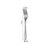 Acero Inoxidable Juego de Cinco Piezas Tenedor Cuchara Cuchillo para Carne y Tenedor para Comida Occidental Juego de Hotel Vajilla Transfronteriza Cuchara de Postre Mango Cuadrado Amazon