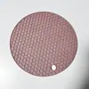 Almohadilla Aislante Posavasos Individual de Mesa Almohadilla de Silicona Ventas Transfronterizas Almohadilla Aislante de Silicona Nido de Abeja Redonda Soporte para Olla Almohadilla para Tazón Almohadilla para Mesa de Comedor