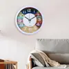 Relógio de Parede Simples de Madeira com Grão Nórdico para Sala de Estar e Quarto, Relógio de Quartzo Criativo Silencioso, Relógio de Moda Minimalista Moderno Venda por Atacado
